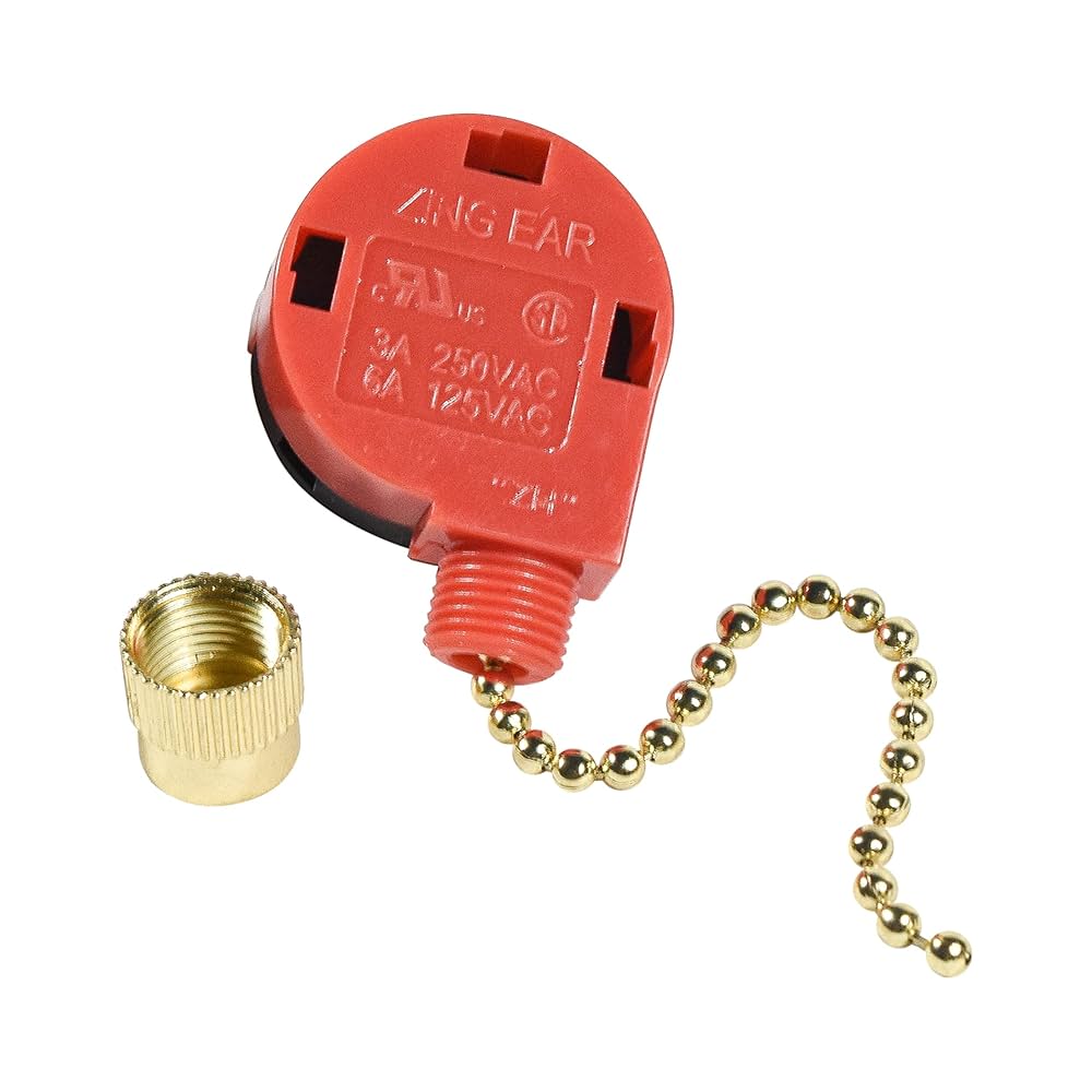 HQRP Ceiling Fan Switch Compatible with Zing Ear ZE-208s ZE