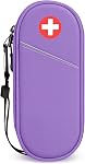 SITHON EpiPen Medical Dossier de transport, sac d'urgence portatif Isolé Kit de premiers soins Organisateur pour 2 EpiPens, Inhalateur d'asthme, Médecine allergique Essentiel, Bleu, M, Pratique