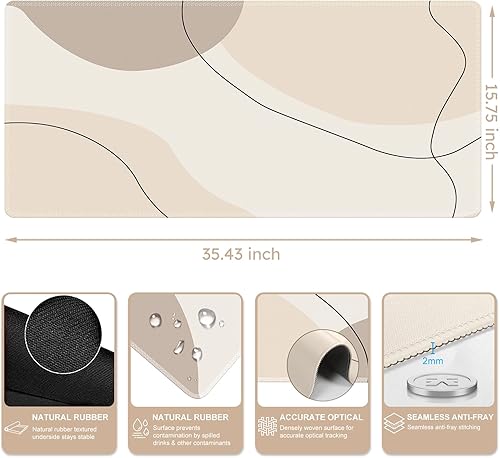 Vista 189 de iCasso Excel - Alfombrilla de escritorio con hoja de trucos, atajos Excel, alfombrilla de escritorio de corte corto Excell, alfombrilla de mouse