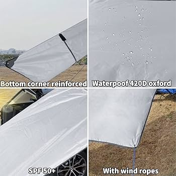 Amazon.com: DANCHEL OUTDOOR Portable Car Awning with Side