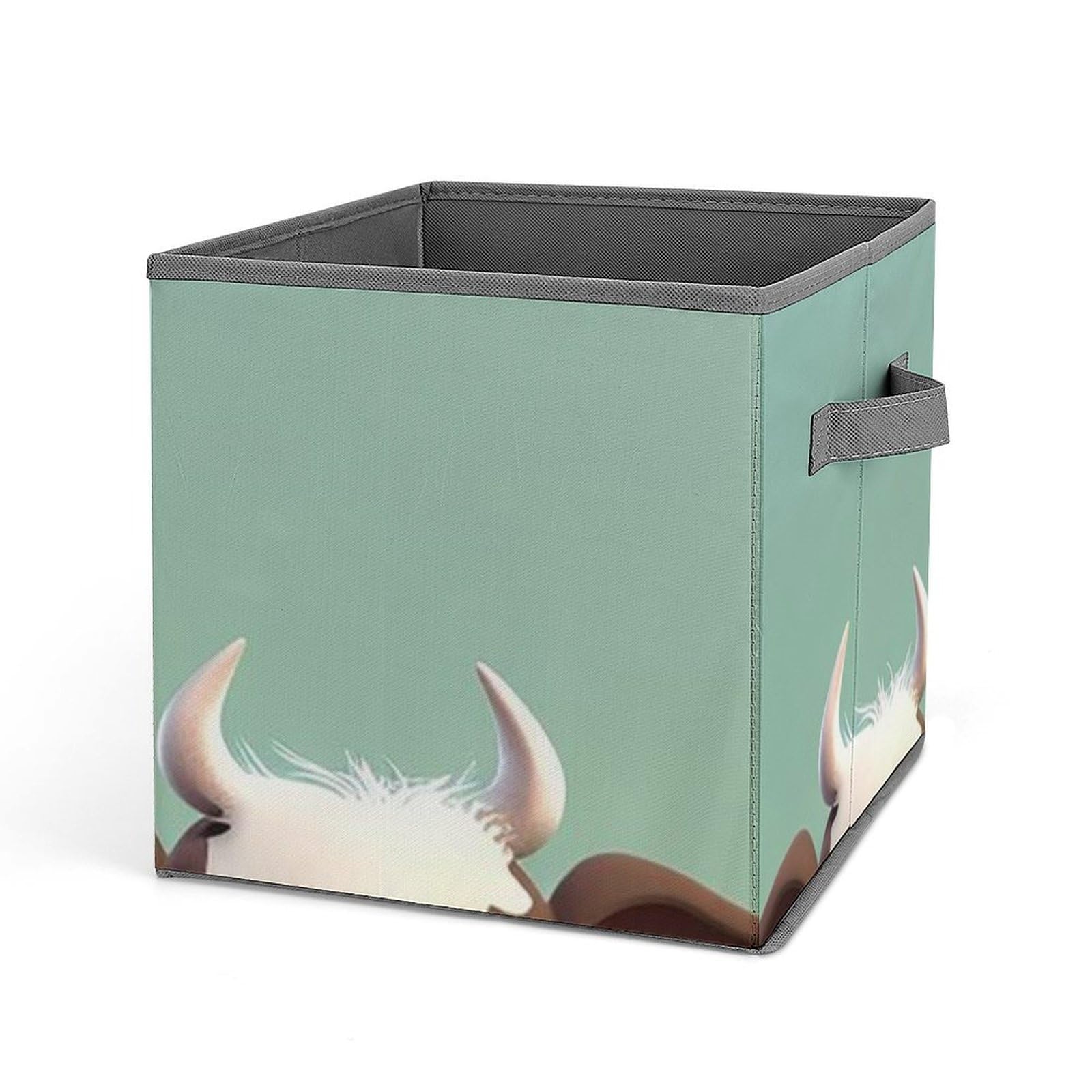Cube de rangement pliable à poignée ergonomique pour ramassage rapide
