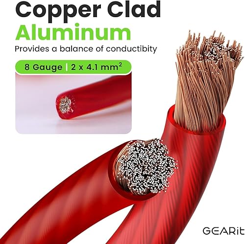 Vista 39 de GEARit Cable de calibre 4, cable eléctrico CCA para alimentación/tierra automotriz, cable de batería, audio de automóvil, RV, kit de cableado