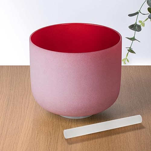 Miniatura 58 de SOLSHINE Juego de 7 cuencos de cristal de 6 a 12 pulgadas para curación de sonido con 2 fundas de carring gratis, mazo de cristal y reparador de 7