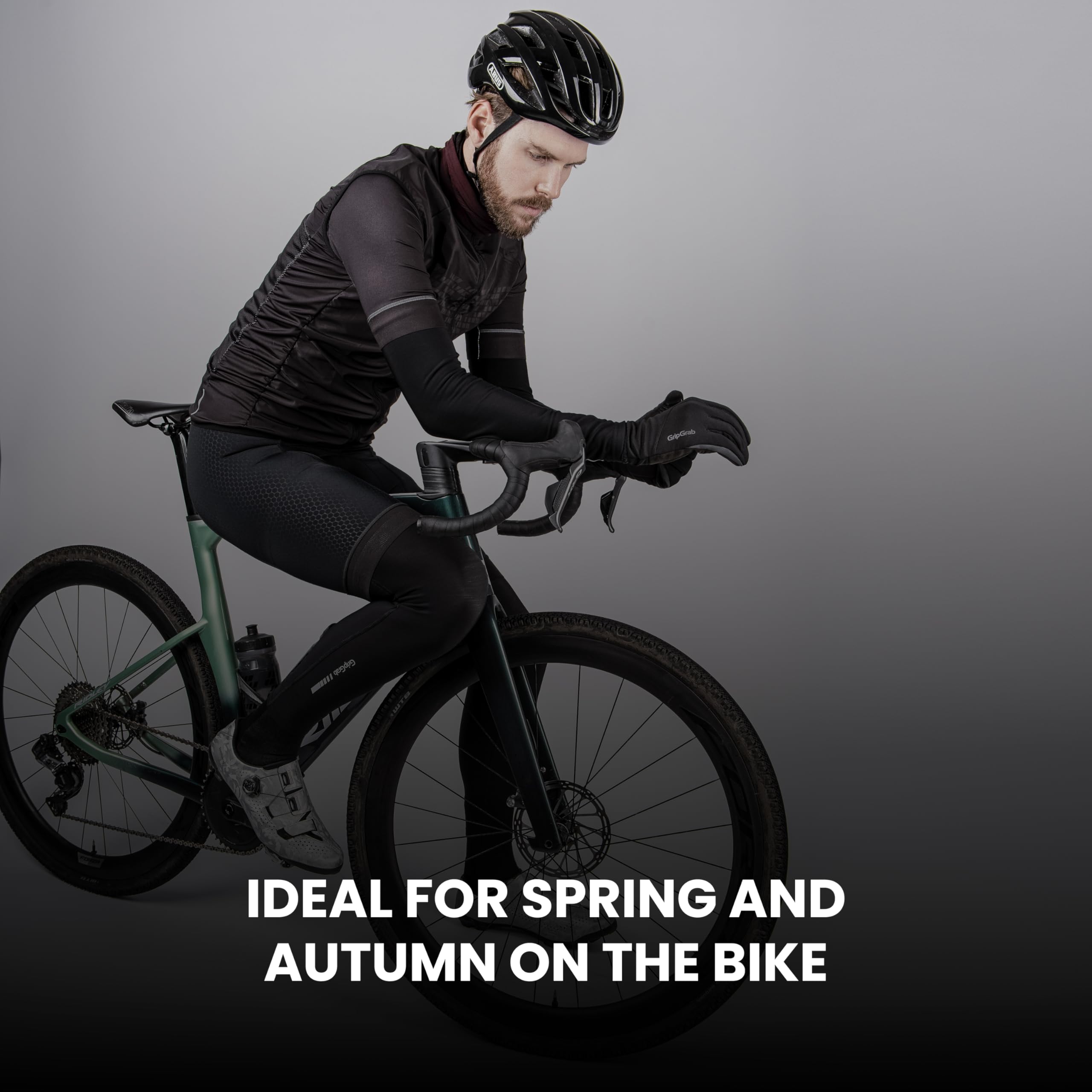 GripGrab Hurricane 2 Guanti Antivento per Primavera, Autunno, Ciclismo, Mezze Stagioni, Imbottiti, Antiscivolo, Invernali Unisex Adulto