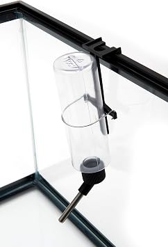 Lixit 8 Ounce Aquarium and Wire Cage Water Bottle for Mice, Hamsters and Other Small Animals (Pack of 1)