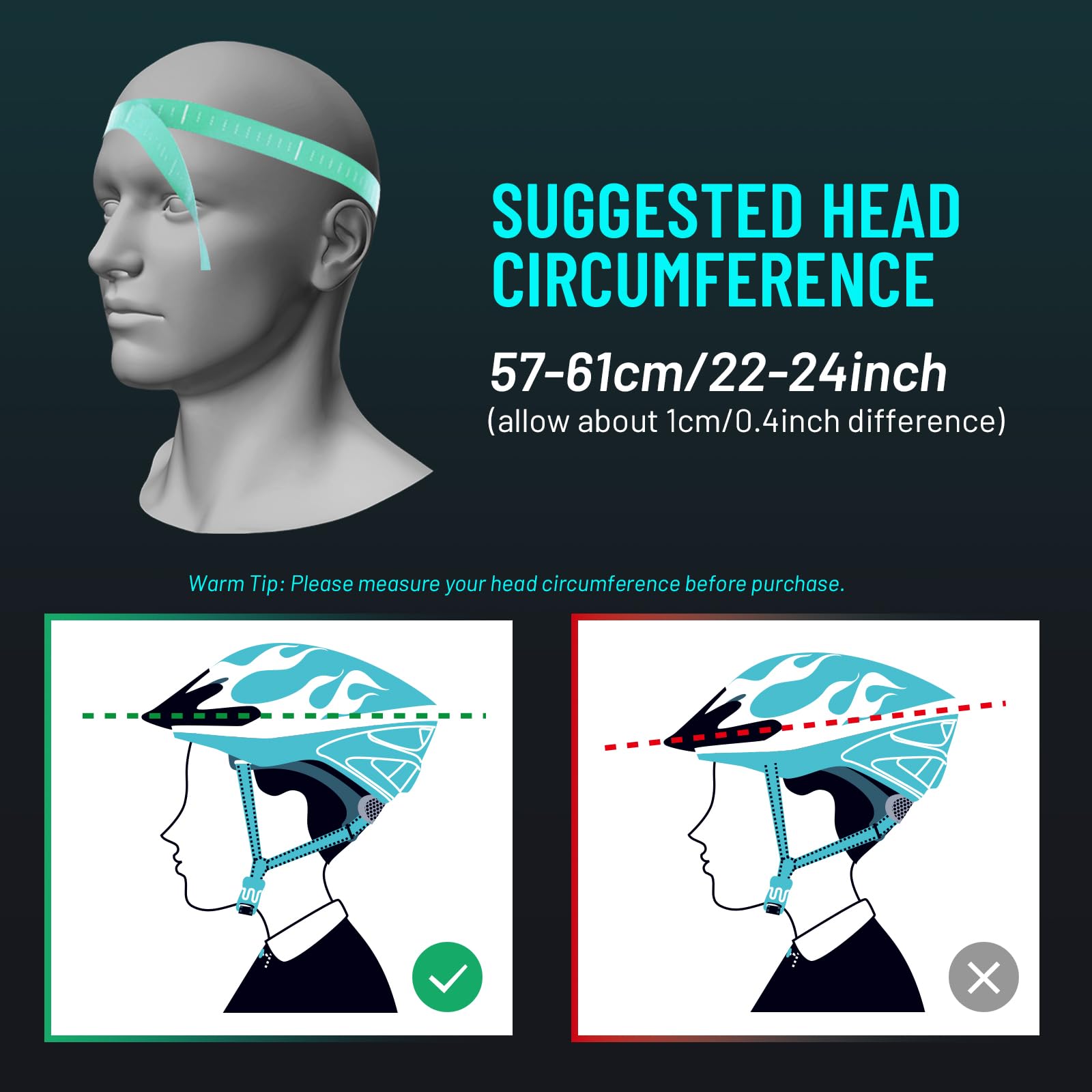 Casco Visiera Rimovibile Casco Bici Con Luce Integrata