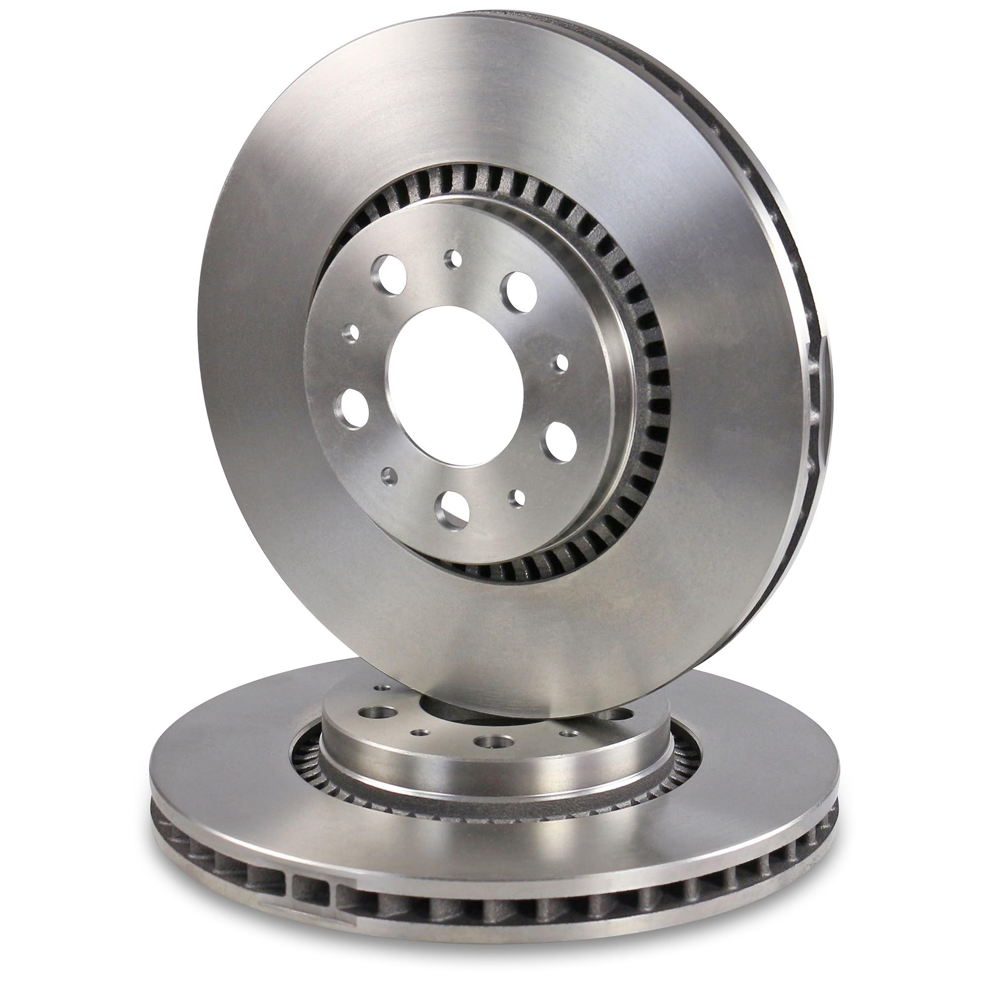 BESTPRICE Juego de frenos eje delantero incl. discos de freno ventilados Ø 304,5 mm + pastillas de freno delanteras, compatible con VOLVO S60 (384), S80 (184), V70, XC70 CROSS COUNTRY I (295)