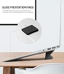 Ringke Laptop Stand Adhesive Foldable Stand for Tablets, Laptops, Computers - Black