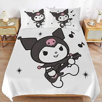 Amazon｜クロミ ちゃん ベッド3点セット 布団カバー シングル 3