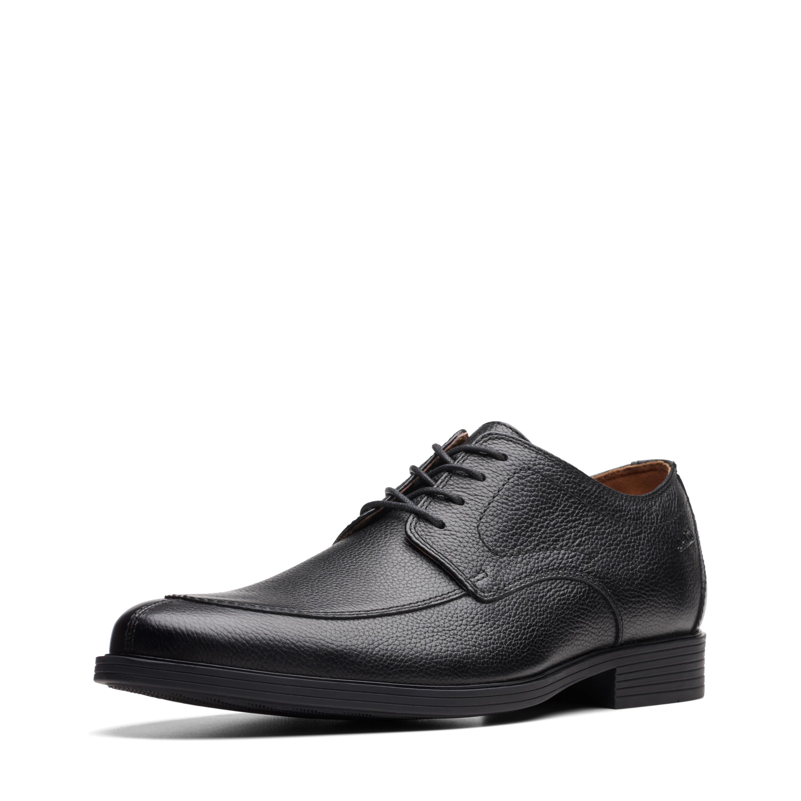Clarks Whiddon Apron mens Oxford 47 EU Black Tumbled