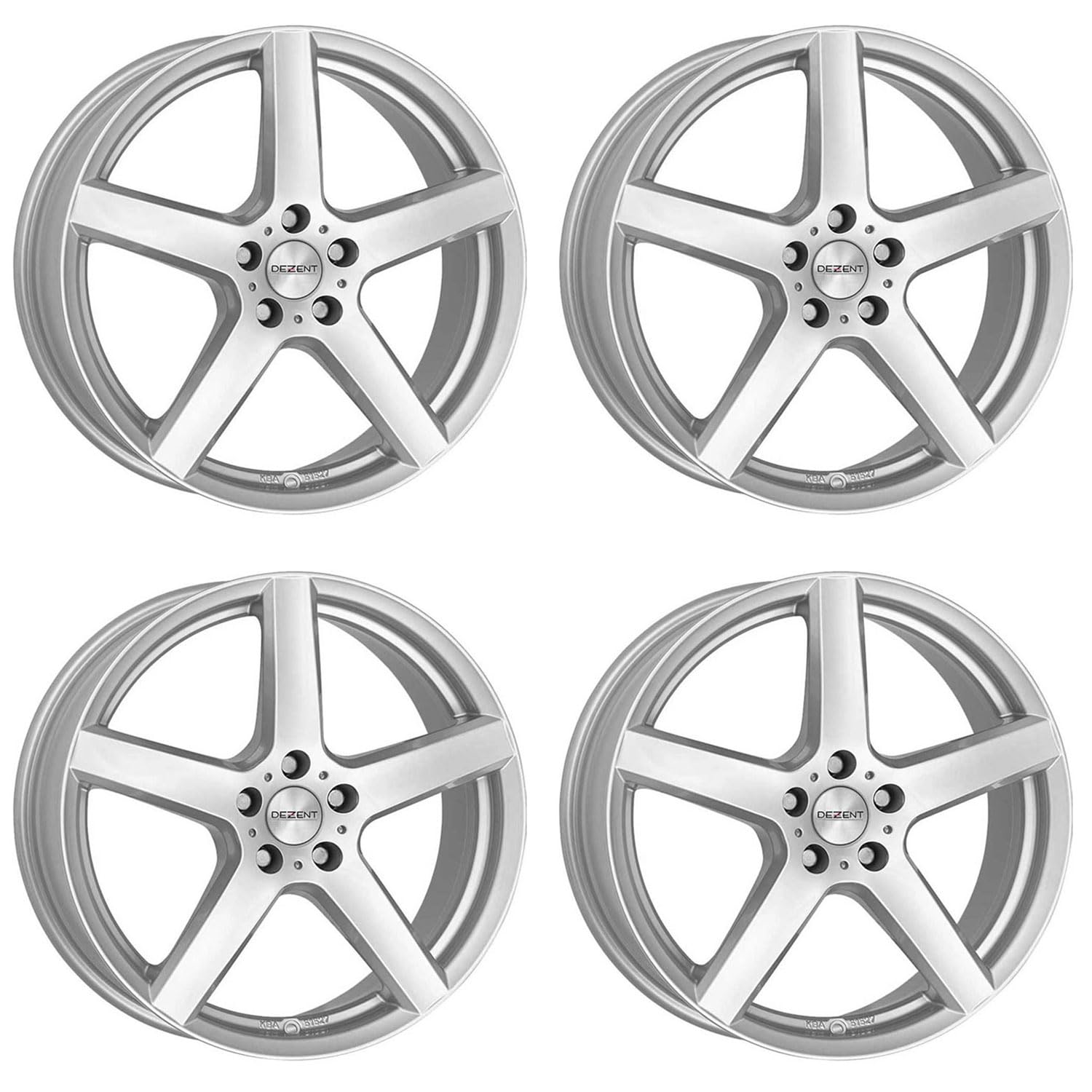4x Dezent Felgen TY 7.0Jx17 ET42 5x108 kompatibel mit Opel Astra Combo Grandland X