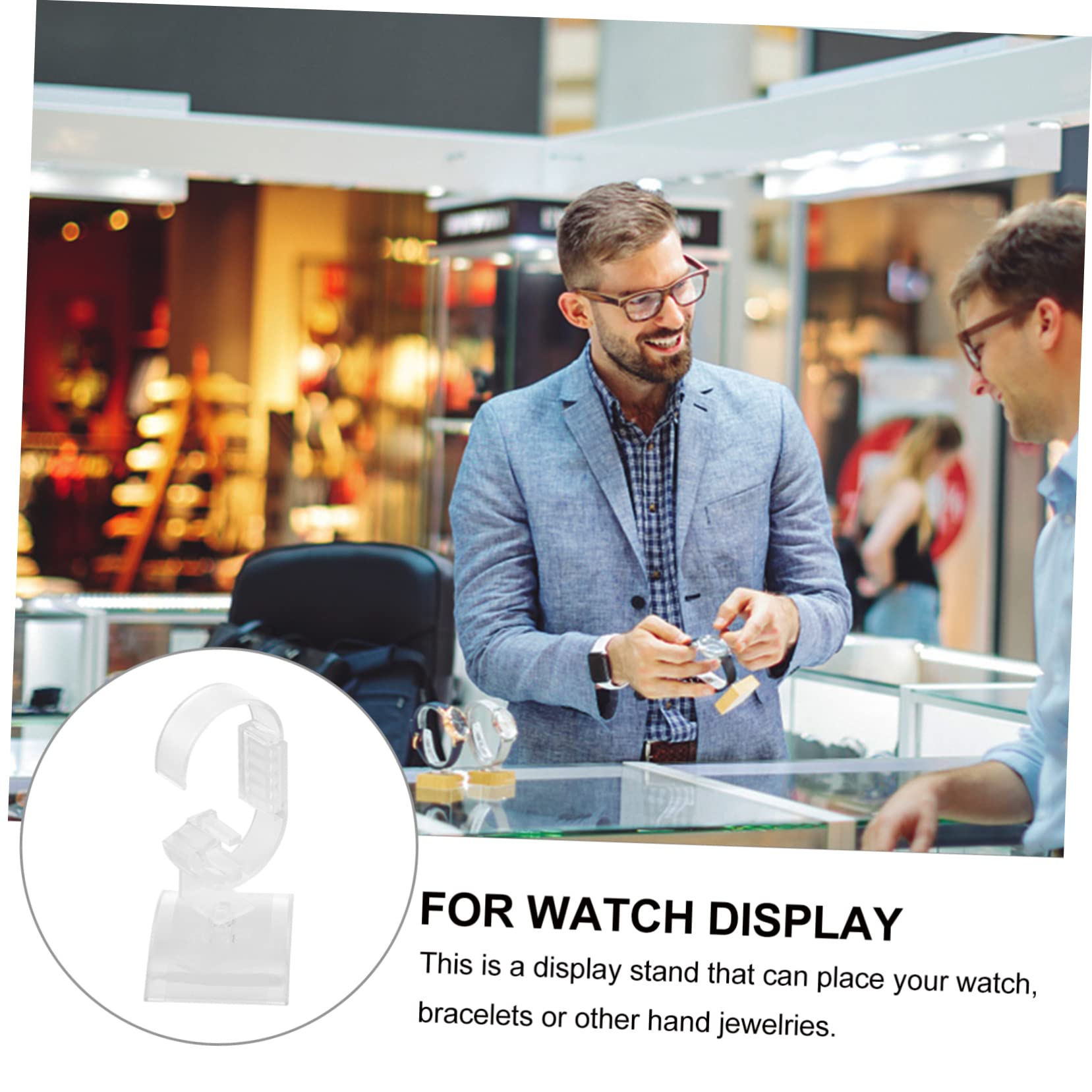 20stücke Verstellbarer Uhrenständer Aus Acryl Schmuckdisplay Für Armbanduhren Für Aufbewahrung Und Präsentation Für Uhrenliebhaber Und Einzelhandel