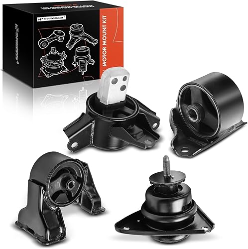 A-Premium Juego de montaje de motor y transmisión de 4 piezas compatible con Kia Forte (Koup) 2010-2013, Forte5 2012, L4 2.0L, transmisión manual,