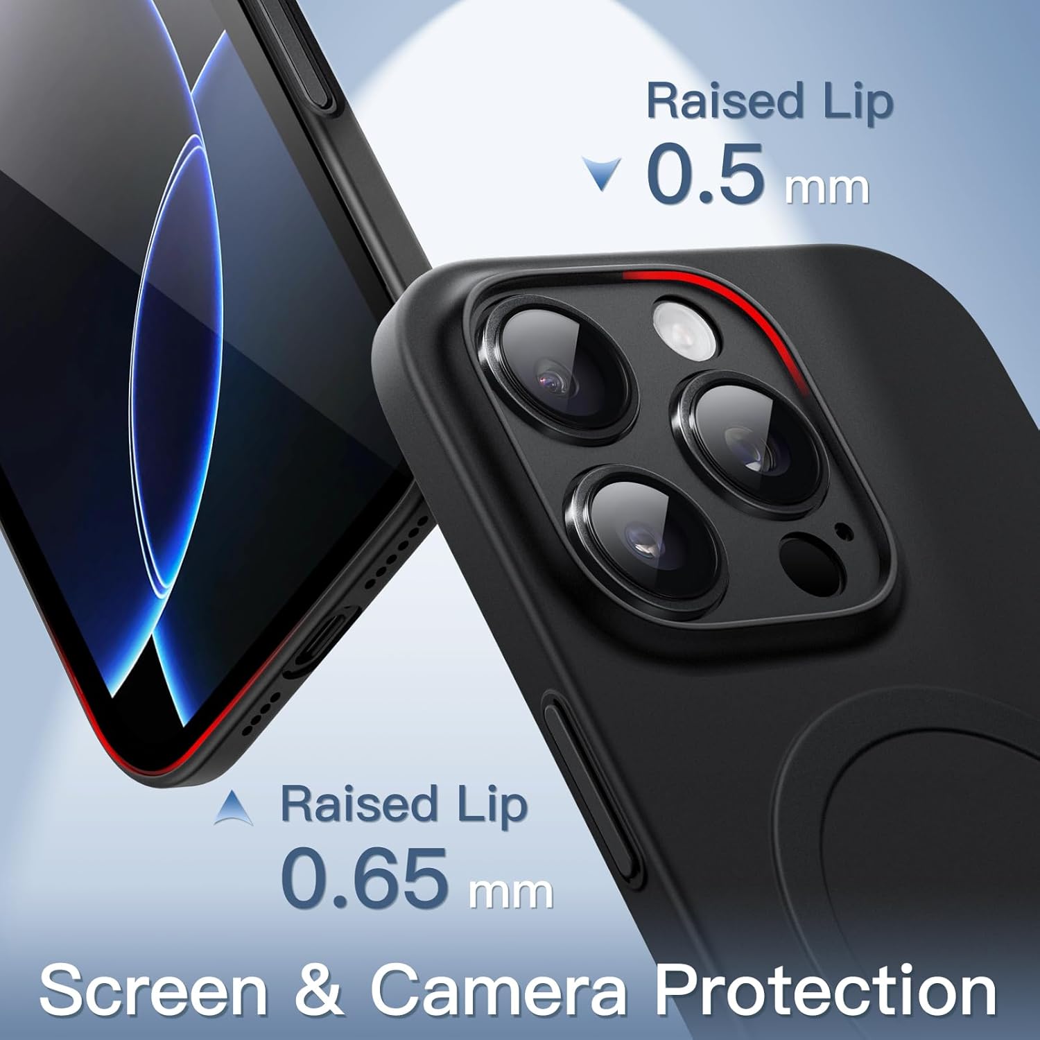 جراب مغناطيسي رفيع للغاية لموبايل ايفون 16 برو ماكس 6.9 انش مت... - view 6