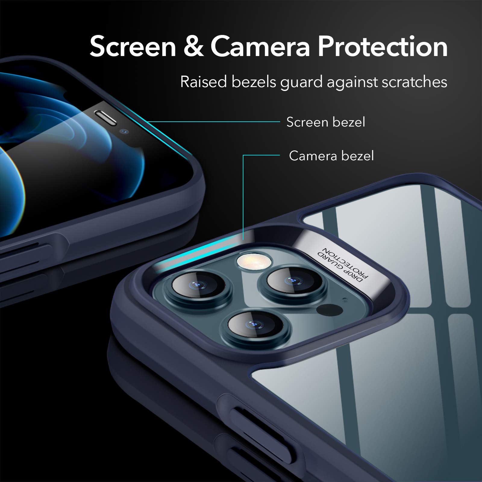 ESR iPhone12Pro Max 用 ケース 6.7インチ 透明 9H背面 Amazon.co.jp: ESR いphone12 Pro Max ケース 用 ケース 透明 9H