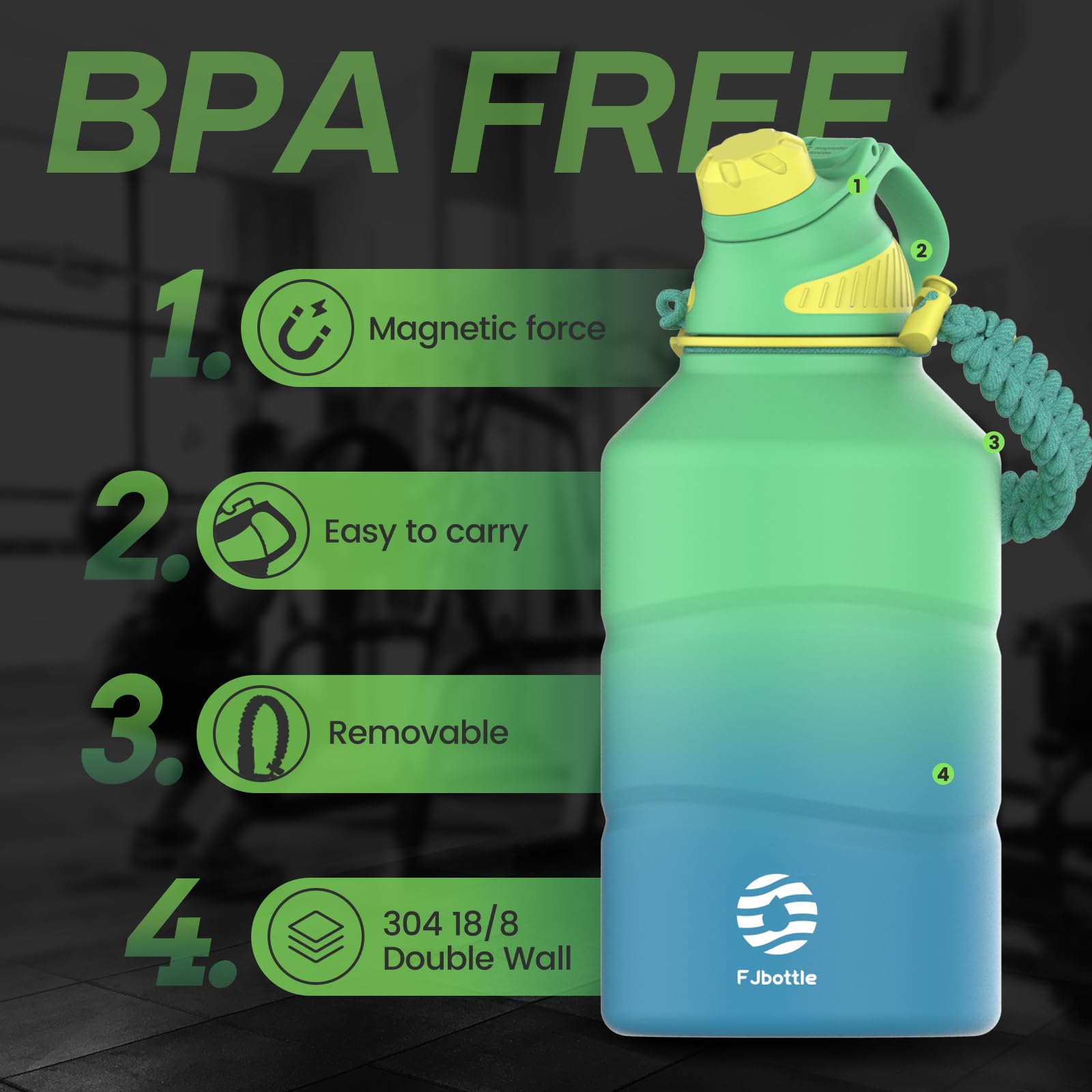 Fjbottle Kids Stainless Steel Water Bottle 400L With Agnetic Lid