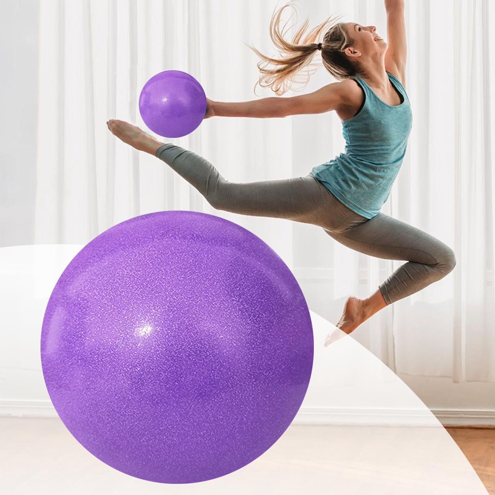 Pelota De Gimnasia Ritmica - 15 Cm Pelota De Ejercicio - Profesional Ergonómico - Pelotas Para Practica De Danza Y Gimnasia Ritmica Femenina - Para Flexibilidad Competicion Rendimiento Fitness