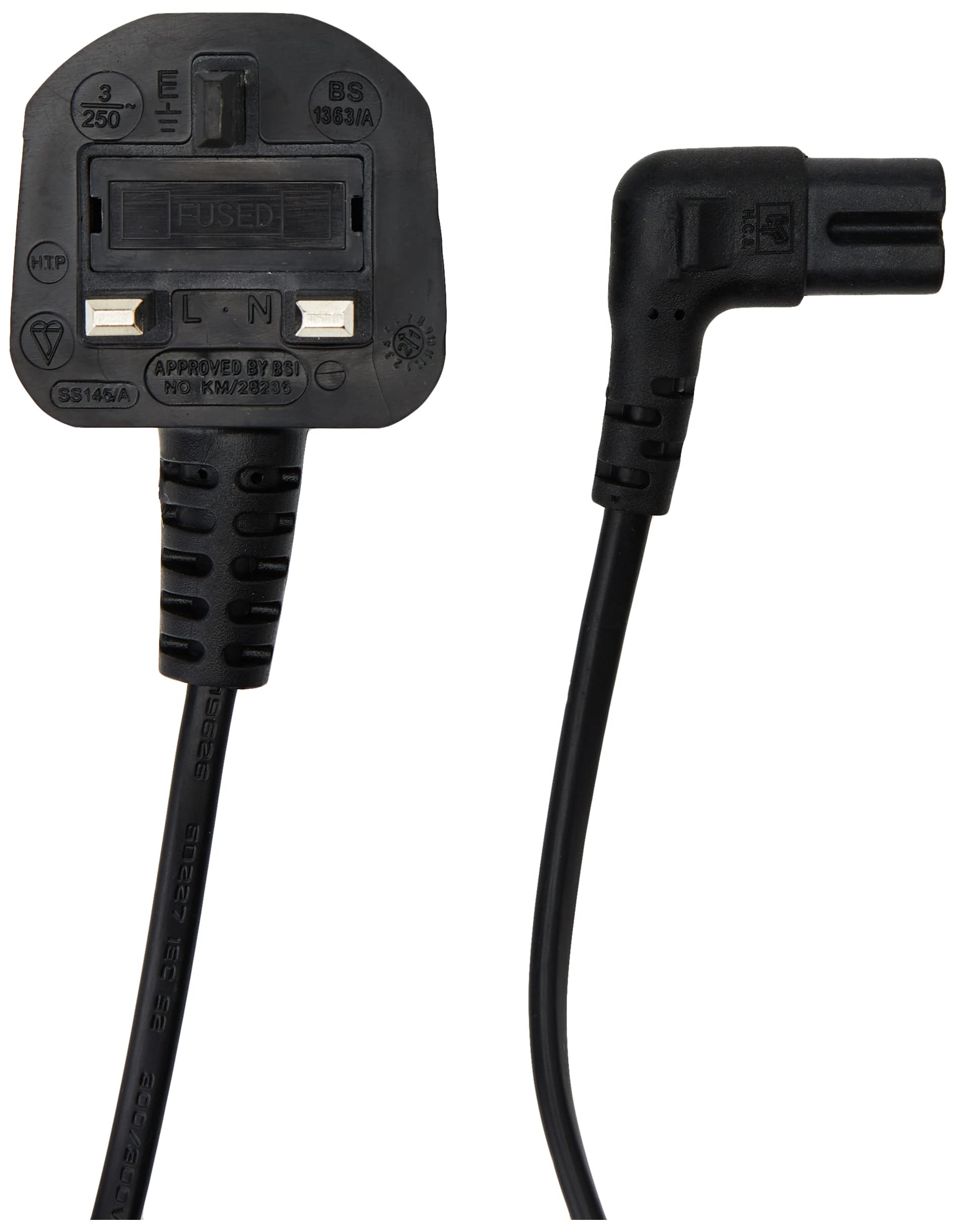 250V 2.5A C7 Al Cavo Elettrico Bianco/nero Di Estensione Di Colore Di IEC 60320 0.3m/1.5m Del Connettore C8 - Foto 11