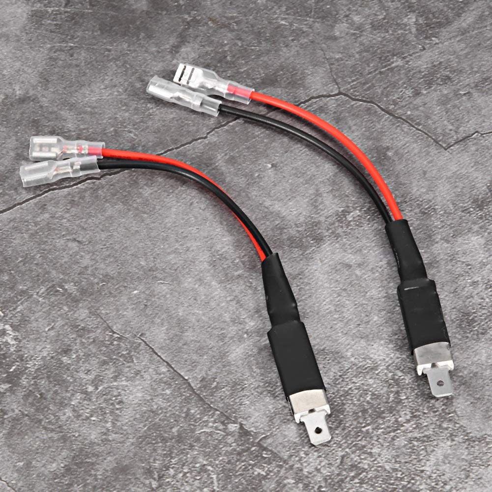 Cavo connettore cablaggio 2pcs H1 LED adattatore per conversione singola per lampadine