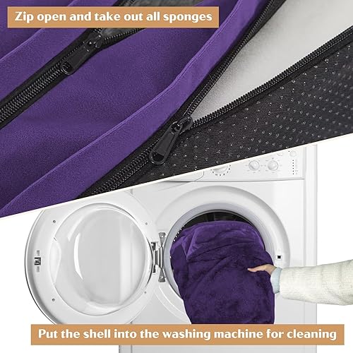 Miniatura 501 de Comfort Expression - Cama ortopédica para perros extragrandes, 53 x 42 pulgadas, cama impermeable y de apoyo de espuma con cojines removibles, con