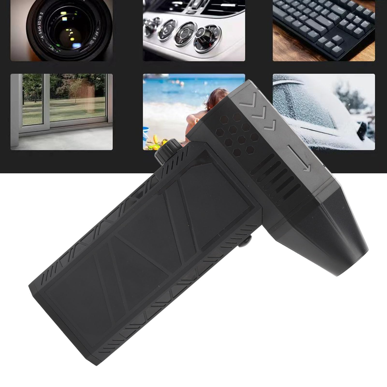 Fabater Jet-Trockengebläse, 130.000 U/min, Bürstenloser Motor, Jet-Ventilator, Luftzerstäuber, Tragbares Handgebläse mit 52 M/s Windgeschwindigkeit, Zwei 4.000-mAh-Batterien für Auto, Zuhause, Outdoor