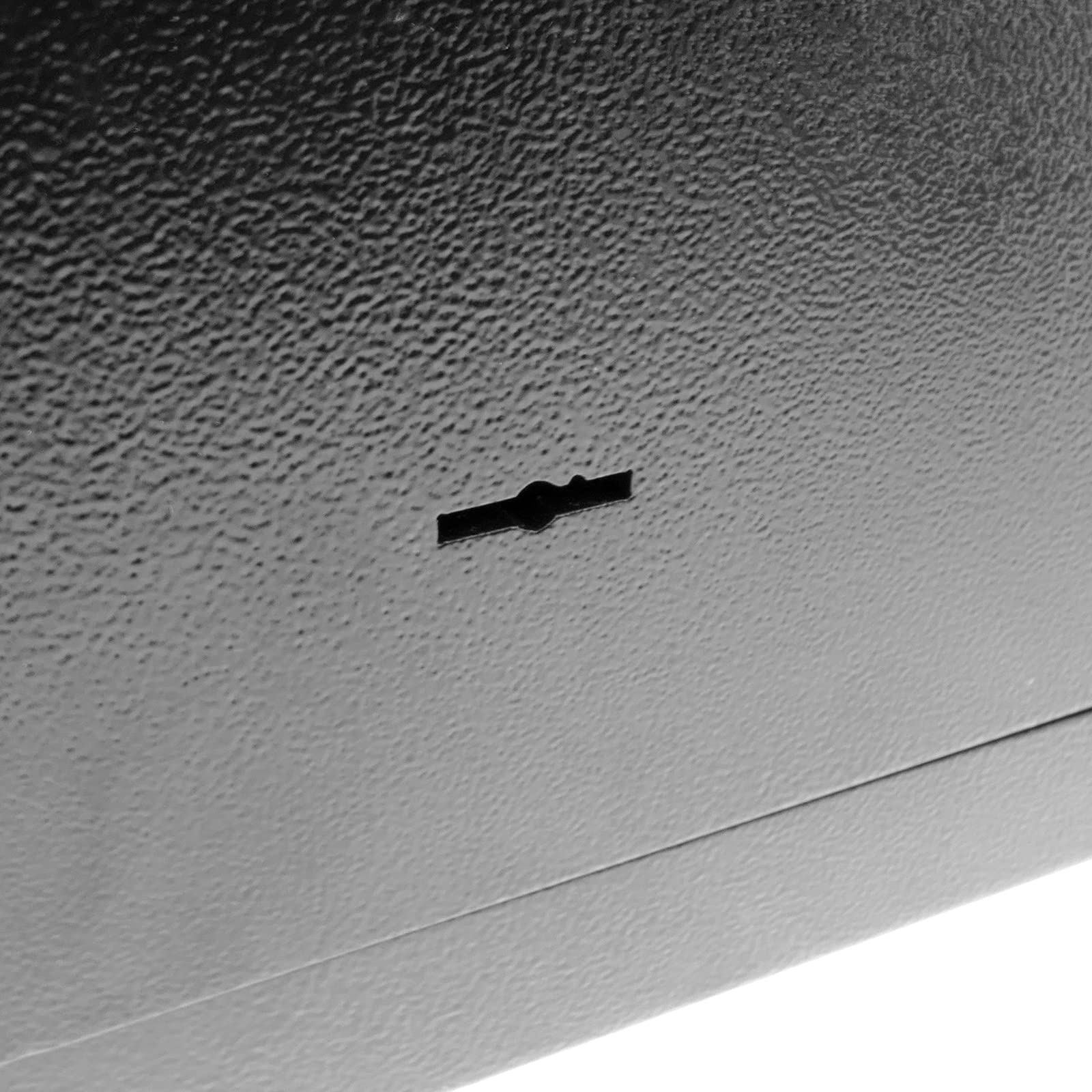 PrimeMatik BY073-VCES Unterputz-Sicherheitssafe aus Stahl mit Schlüsseln 40 x 20 x 25 cm schwarz (BY073)