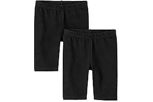Girls' Solid Bike Shorts: The Perfect Activewear for Young Athletes