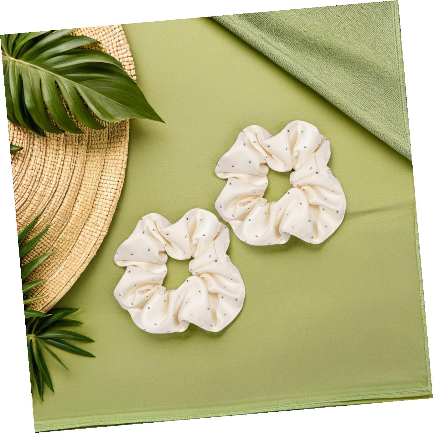 FOMIYES 24piezas Coleteros De Adorno De Rhinestone Para Mujeres y Niñas Gomas Para Cabello Elásticas Para Peinados Elegantes y Actividades Deportivas