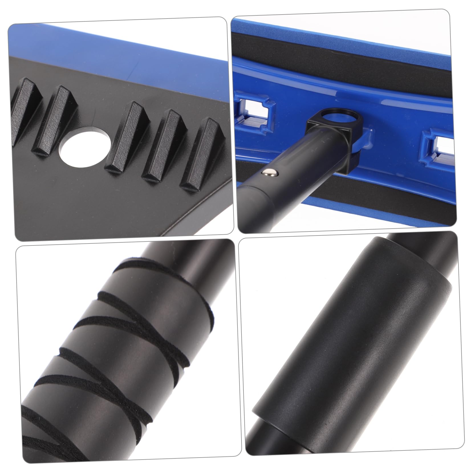 Grattoir à Neige pour Voiture 1 Set Bleu, Alliage D’aluminium Eva