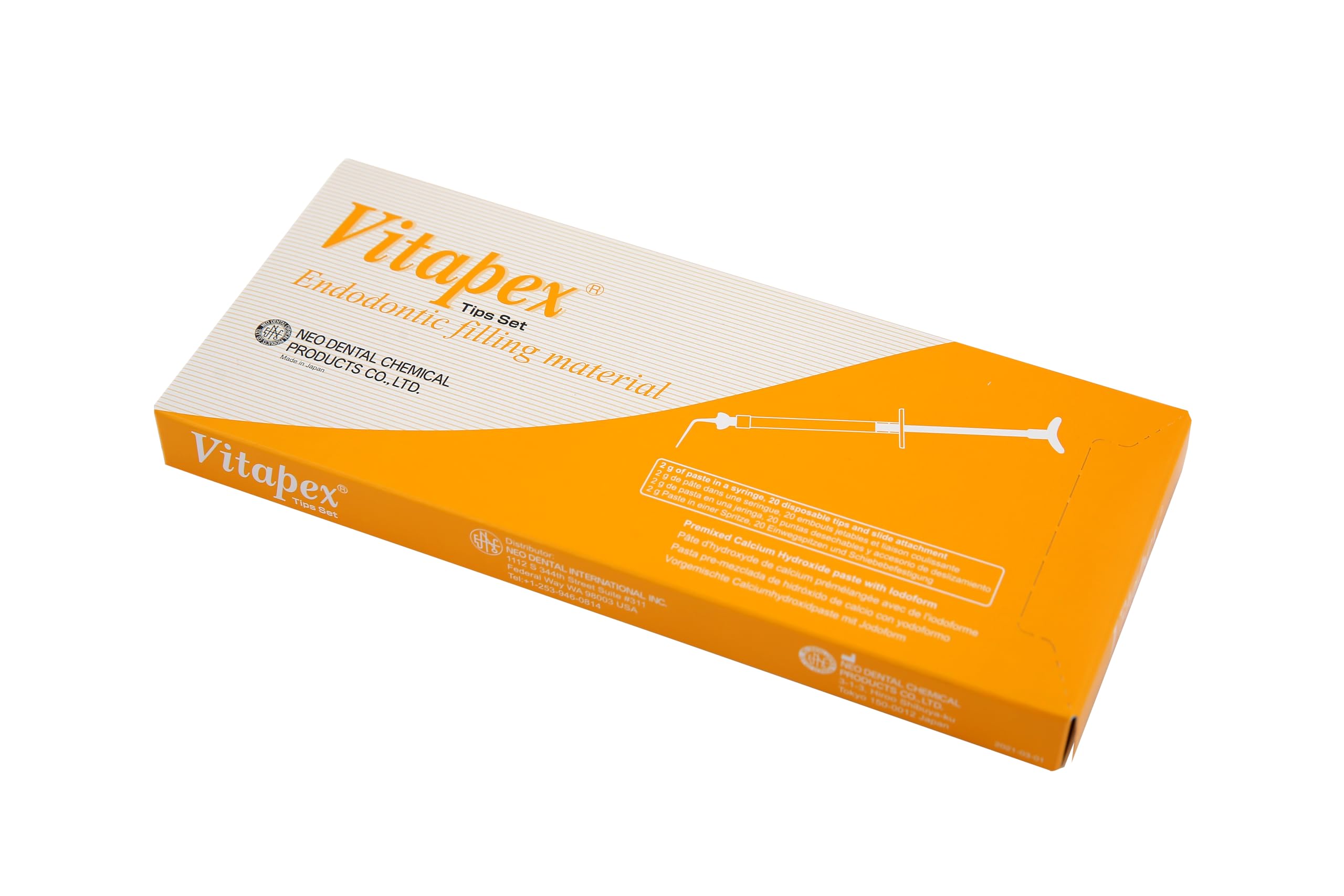 Neo Dental Chemical Vitapex Endodontic Root Canal Filling Material, Tip Set