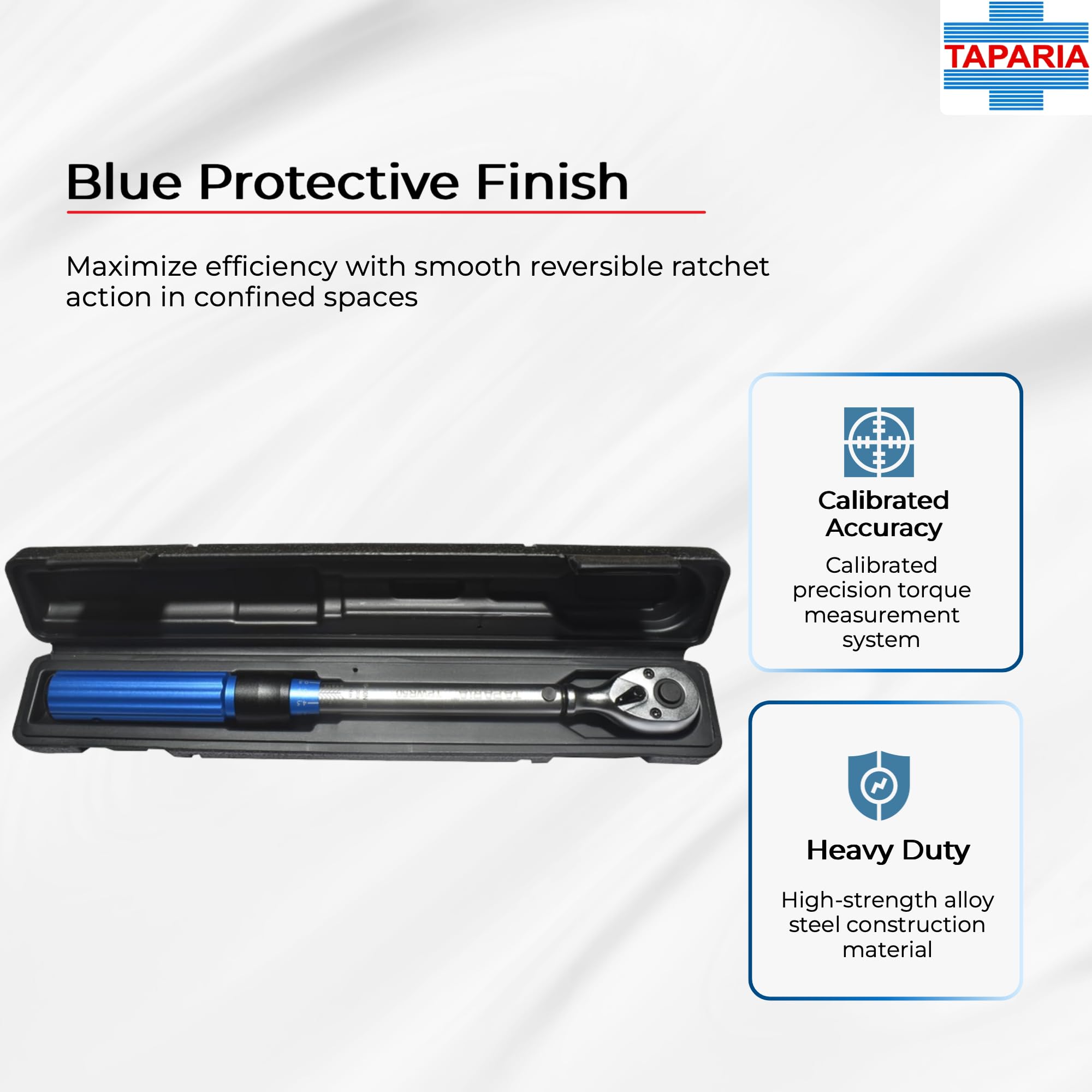 Taparia Torque Wrench Ratchet Type Professional Range - TPWR 50