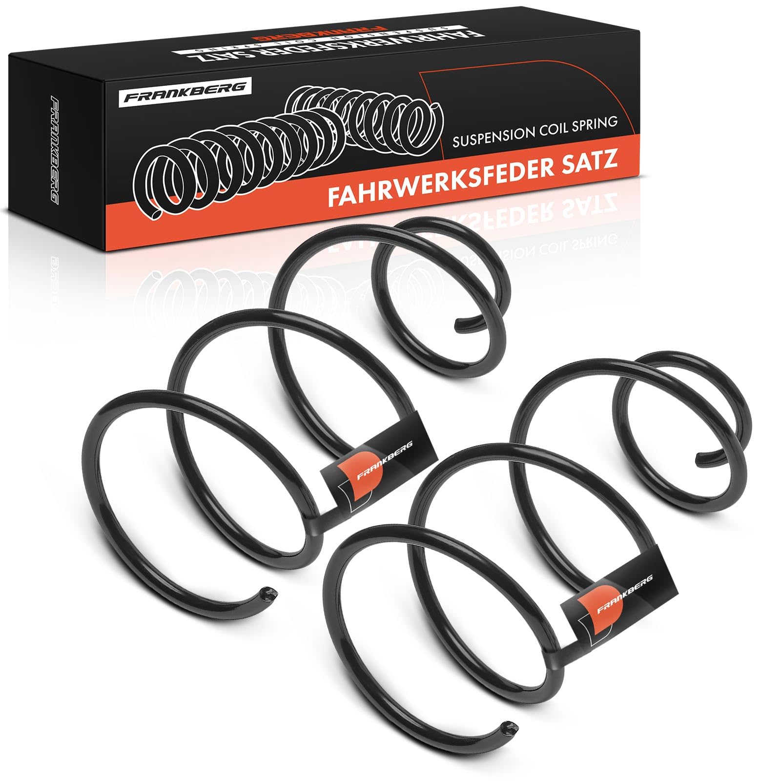Frankberg 2x Molle di abbassamento Asse Anteriore Compatibile con Seicento/600 187 1997-2010 Replace# 98603816