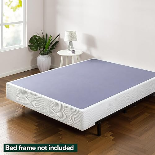 Vista 49 de Base estándar para colchón, metal, soportes de madera, fácil montaje de Zinus Walter