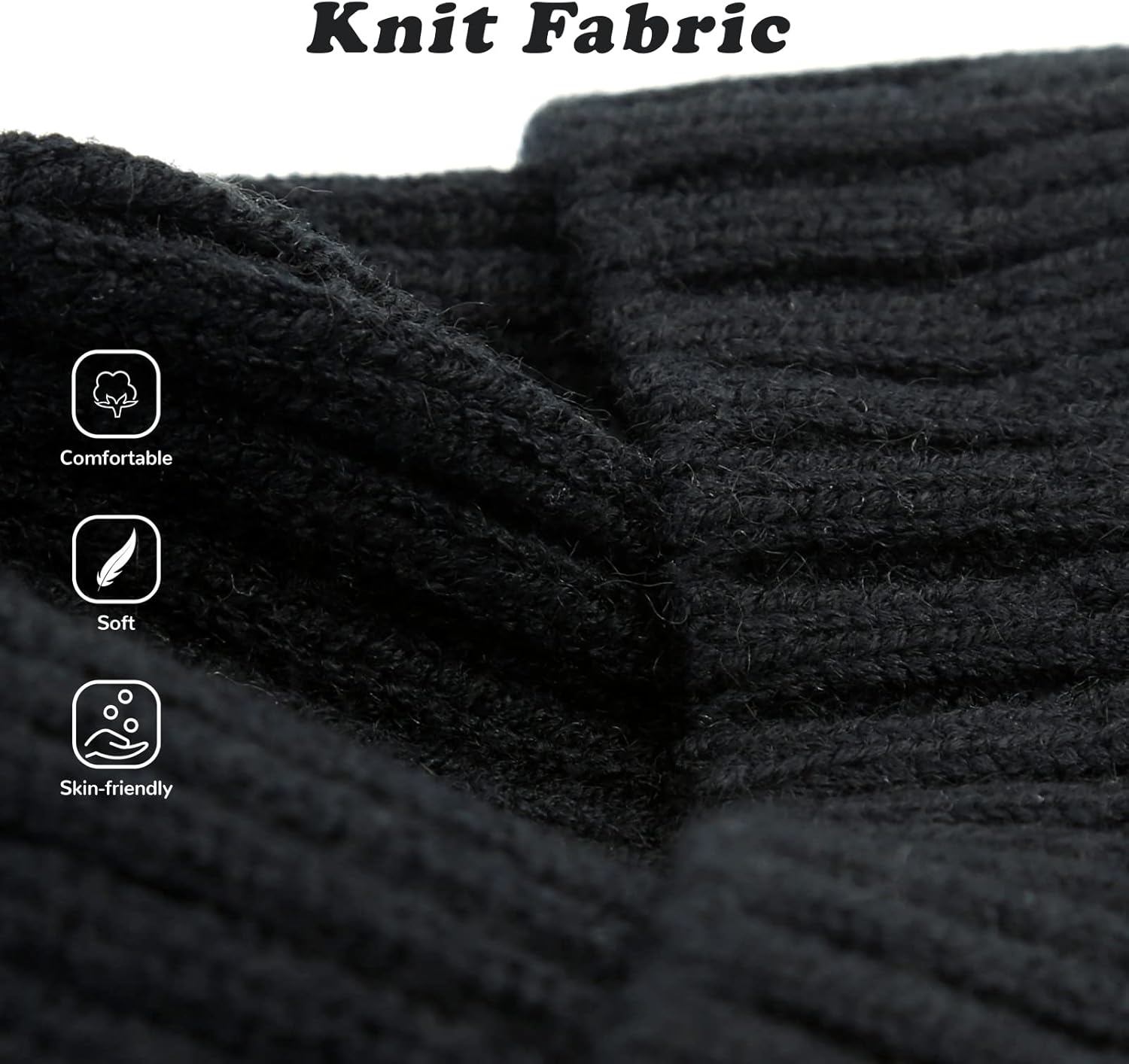 POXIMI Baby Boy Winter Hat Toddler Warm Beanie Girl Knit Hats with Earflap Kid Cute Earmuffs - Image 3