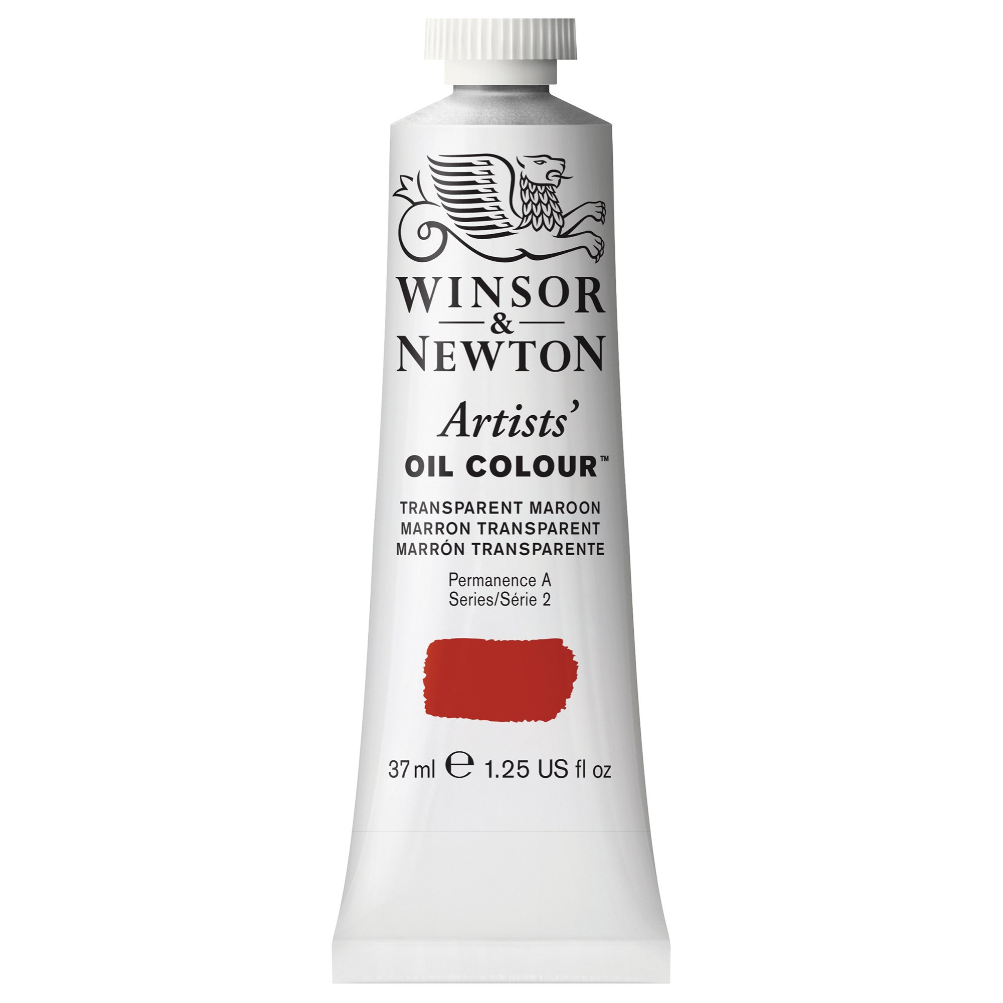Winsor & Newton 37ml Artists' Oil Colour - Transparent Maroon