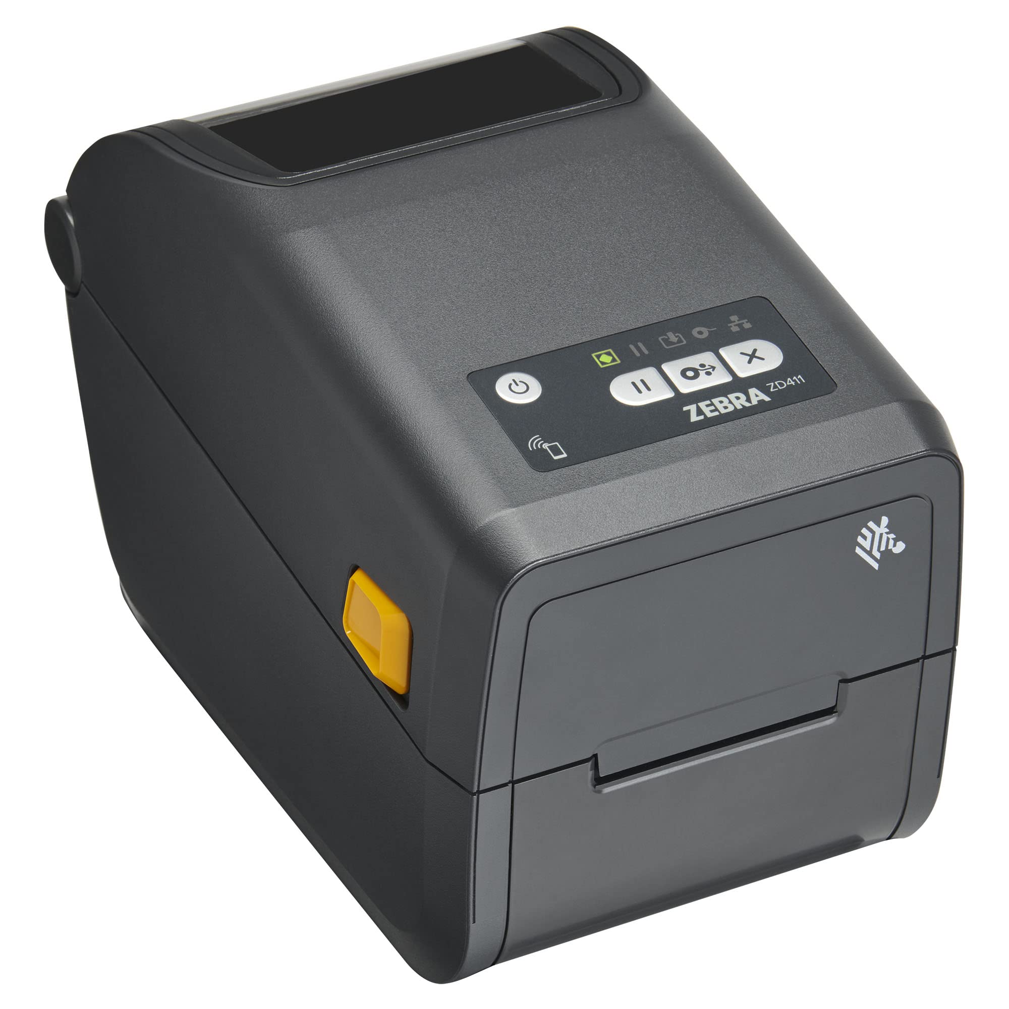 ZEBRA ZD411t Drucker mit Abreißkante - 203 DPI - Thermodirekt, Thermotransfer - 56 mm max. Druckbreite, Bluetooth, LAN, USB, USB-Host Schnittstellen (ZD4A022-T0EE00EZ)