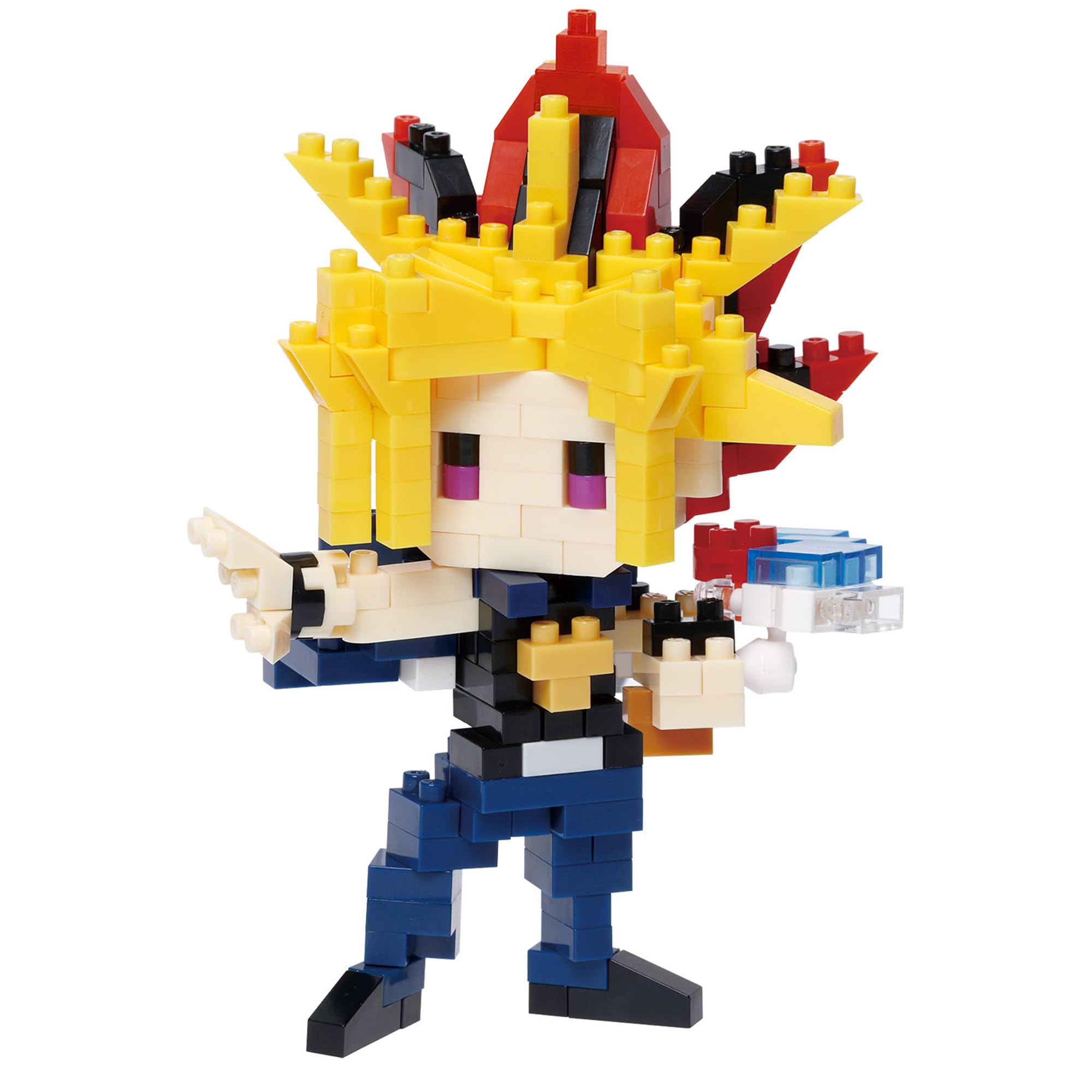 nanoblock Yu-Gi-Oh Yami Yugi Model Building Blocks Puzzles For Adults And Kids | Build Your Own Plastic Model Kits With Mini Bricks Make Great Gifts For Teens And Adults