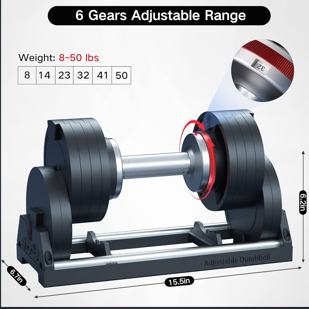 Amazon | SNODE AD85 調節可能なダンベル - 40kg - 落下防止