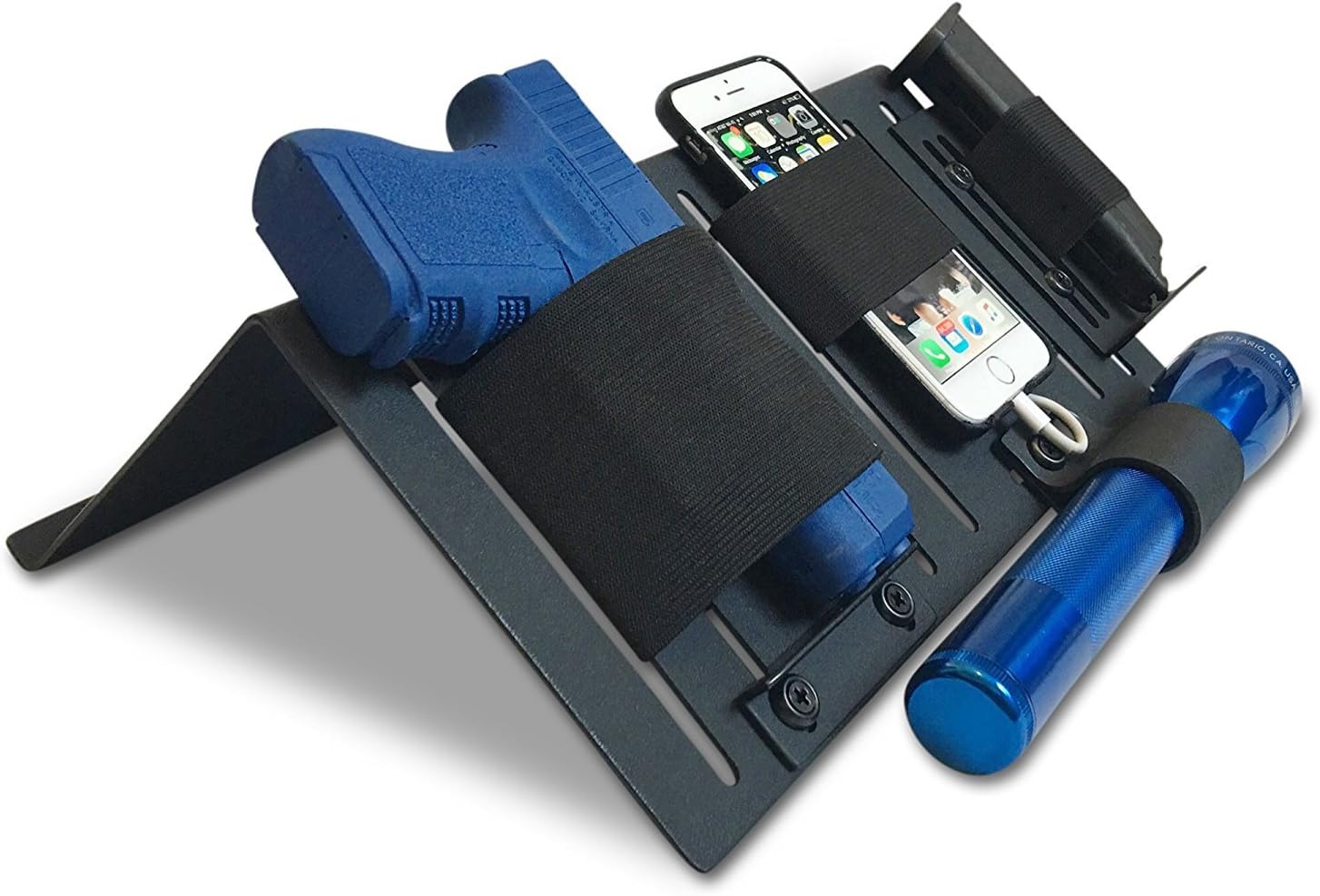 Bedside Holster | Pistol Flashlight Holster | Gun Flashlight Holster | Under Mattress Holder | Handgun Holster | Gun Holder for Bed | Gun Mattress | Pistol Holster with Light | Bed Side Holster