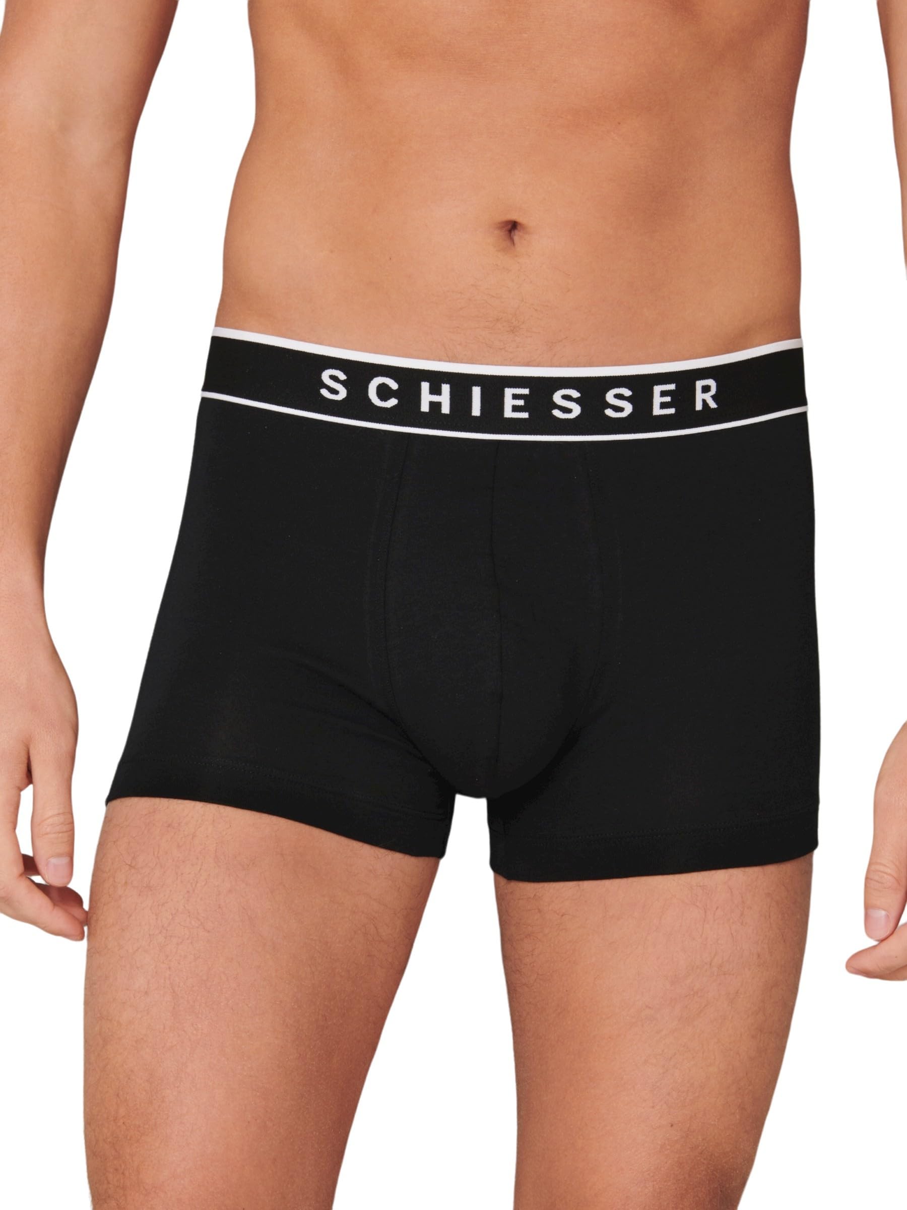 Schiesser Herren 3 PACK Boxershorts Bio Baumwolle - 95/5 Organic