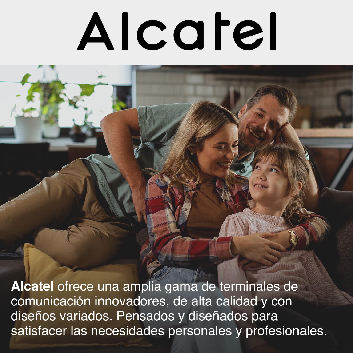 ALCATEL FX990 Voice Teléfono inalámbrico DECT con contestador, pantalla color, manos libres, bloqueo llamadas, 50 min, Negro/Gris