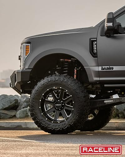 Miniatura 2 de Raceline Ruedas 940M HOSTAGE Rueda negra con acabado mecanizado 16 x 8 pulgadas, 5 x 114.3, patrón de pernos de 0.000 in de desplazamiento(4.5