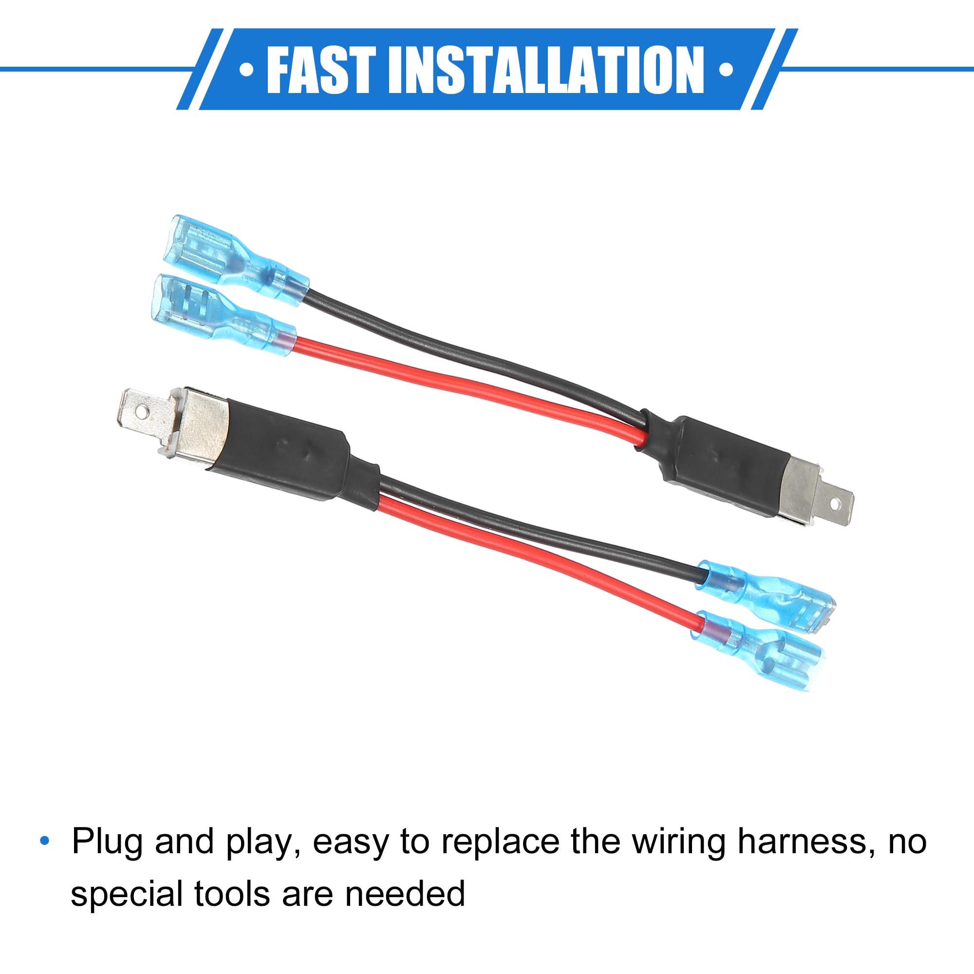 A ABSOPRO 2pz H1 Maschio LED Faro Adattatore Cablaggio Presa, Universale per Auto