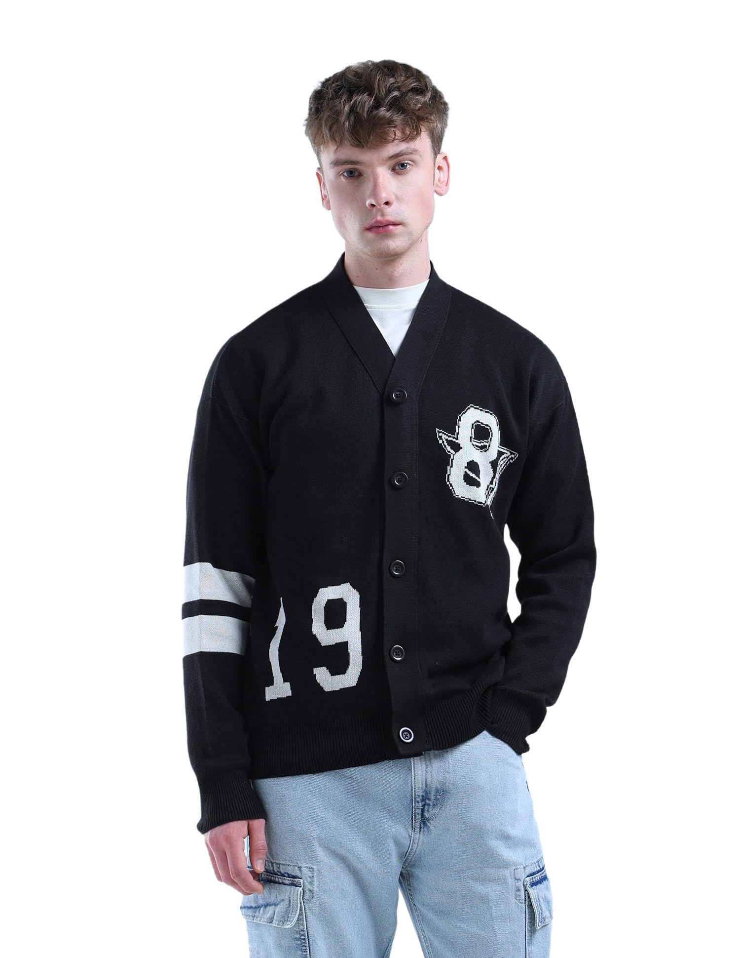 flying machine Men's Regular Fit Sweater| Printed-picture-16