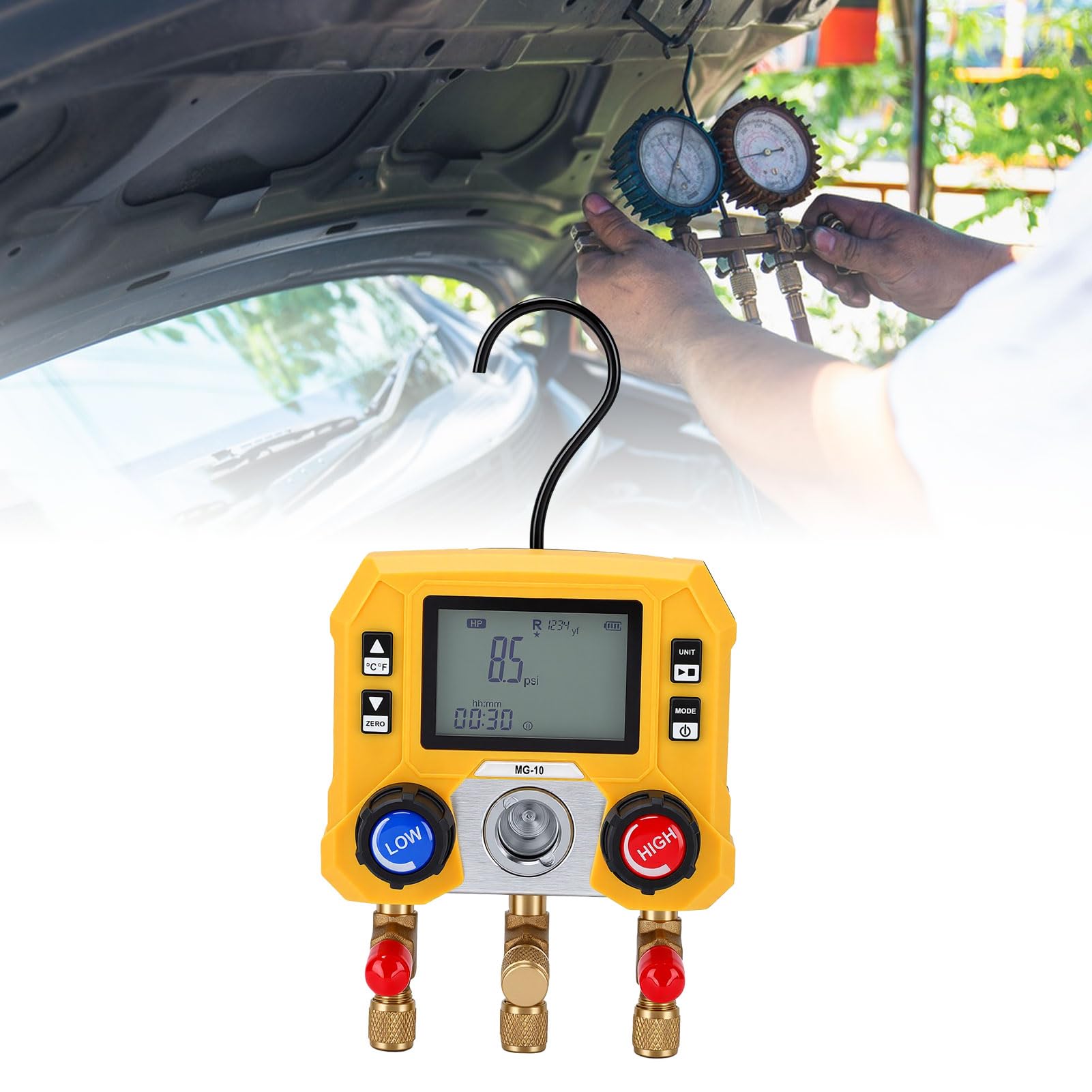 Manómetro Digital -14.5-800PSI ±0.5% FS Precisión