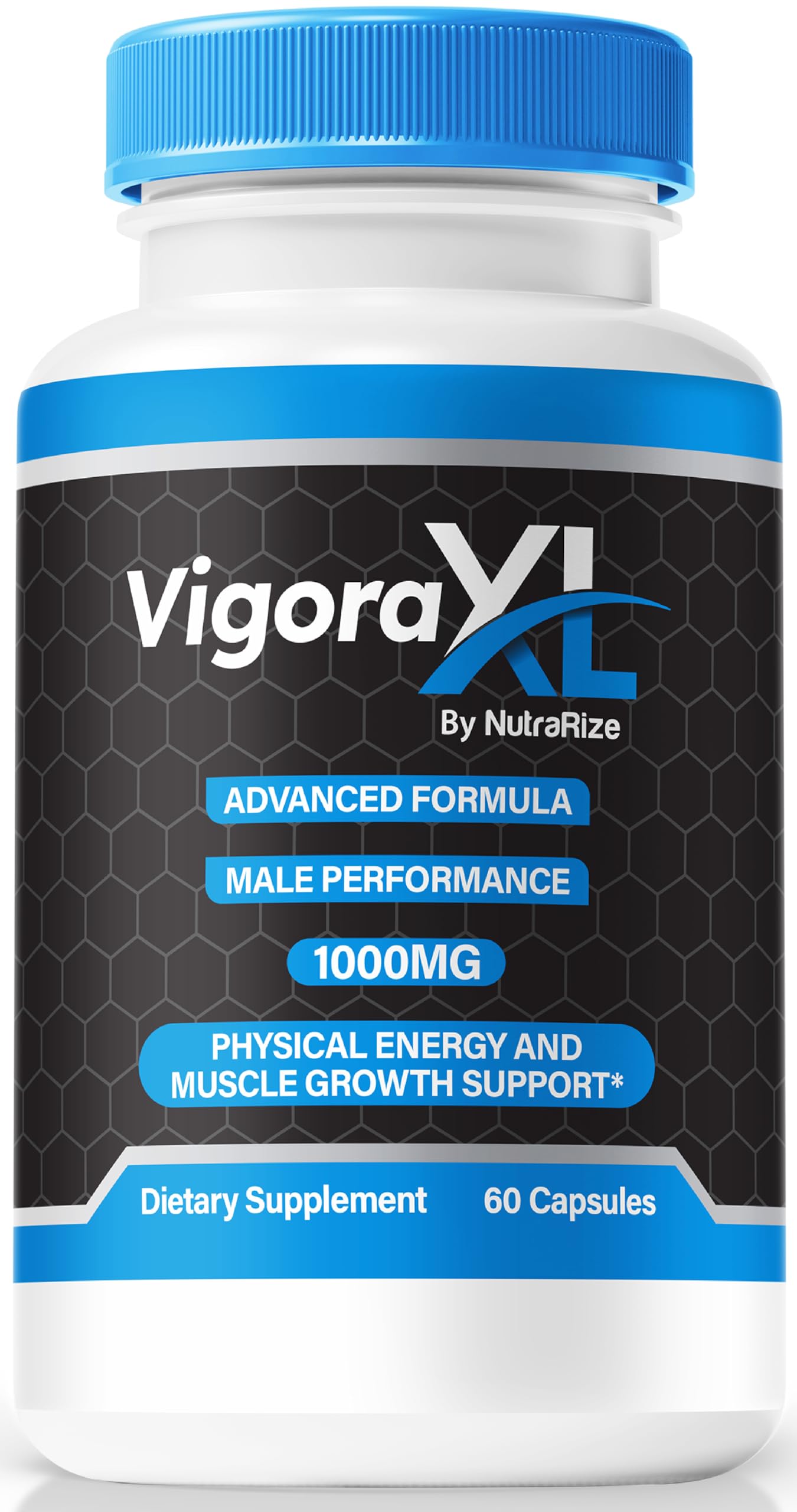 NutraRize Vigora XL - Official Formula for Men to Maintain Male Performance, All-Natural Formula to Support Stamina and Energy Levels, Health & Wellness Pills, Vigora XL ME Review (60 Capsules)