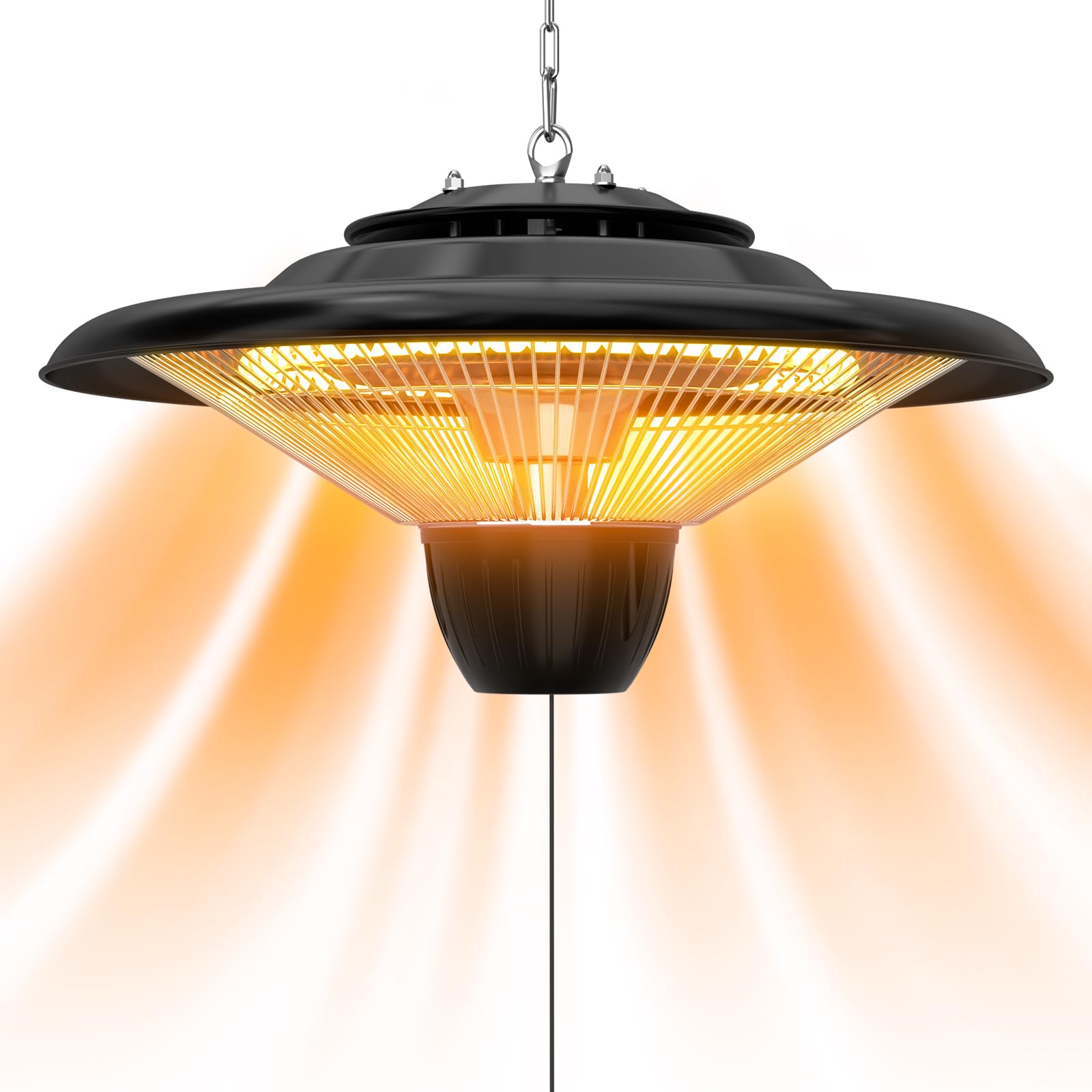 Hanging Patio Heater, 1500W Outdoor/Indoor Electric Patio Heater