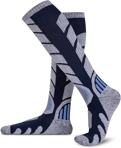 Miniatura 7 de Calcetines de esquí para mujeres y hombres, calcetines térmicos para esquí y snowboard, clima frío, calcetines de rendimiento de invierno, paquete