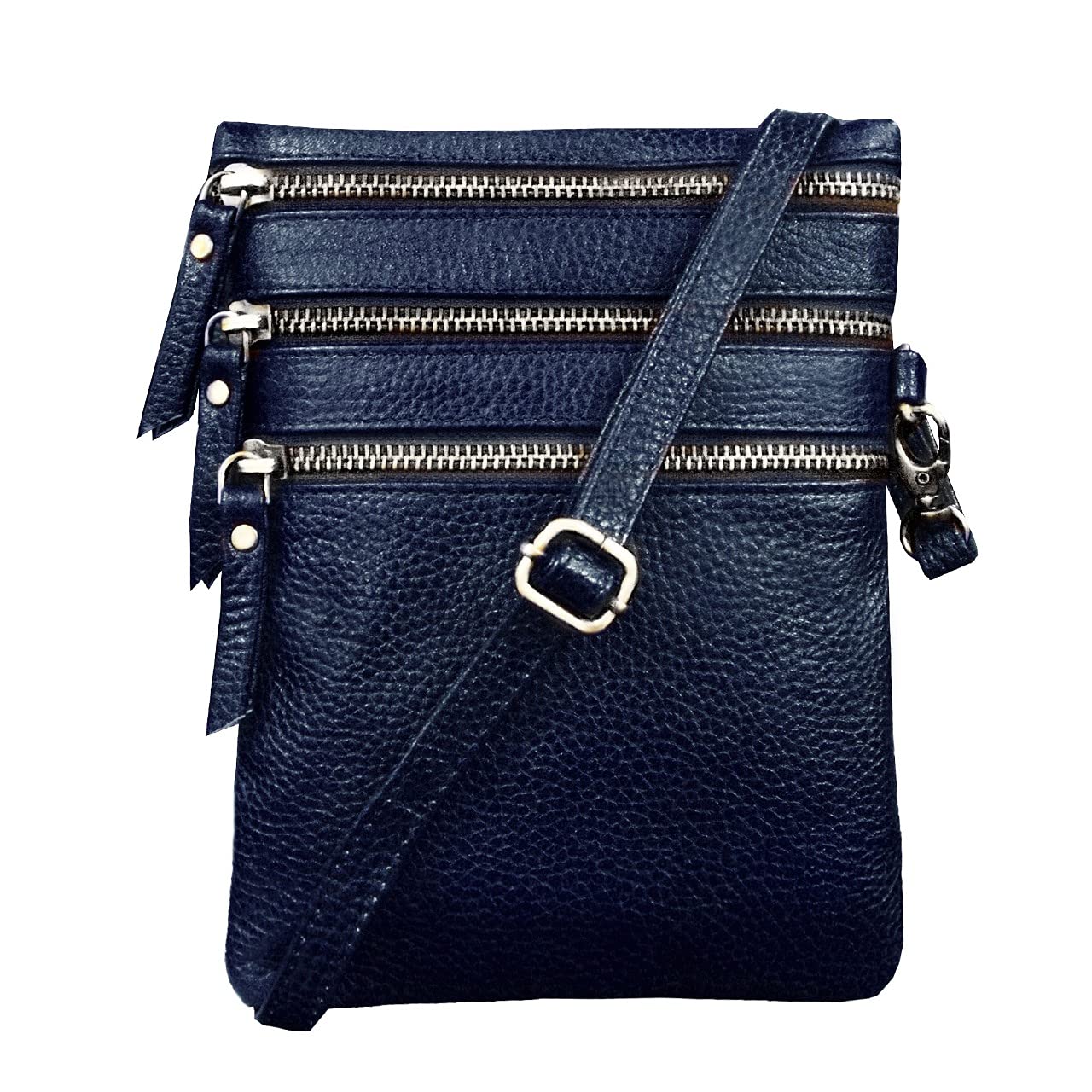 ABYS Genuine Leather Blue Sling & Crossbody Bag For Men & Women (U006BL) (B08XJYLW5M) Amazon Price History, Amazon Price Tracker