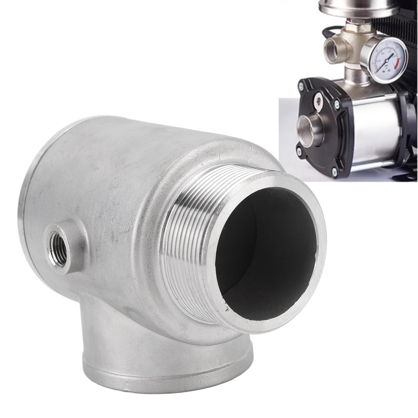 Válvula de retención de 16 MPa, válvula de retención de resorte para bomba de agua de 5 vías, válvula de control hidráulico de aleación de aluminio con roscas macho y hembra para